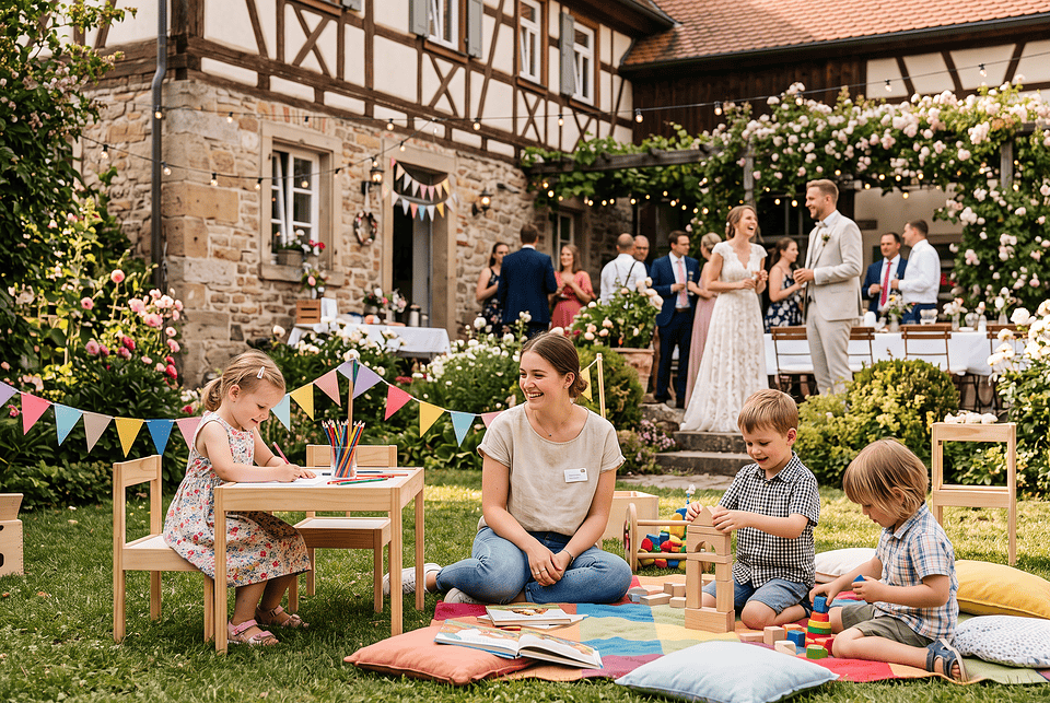 Hochzeit mit Kinderbetreuung – so familienfreundlich ist der Sonnenhof in Remseck