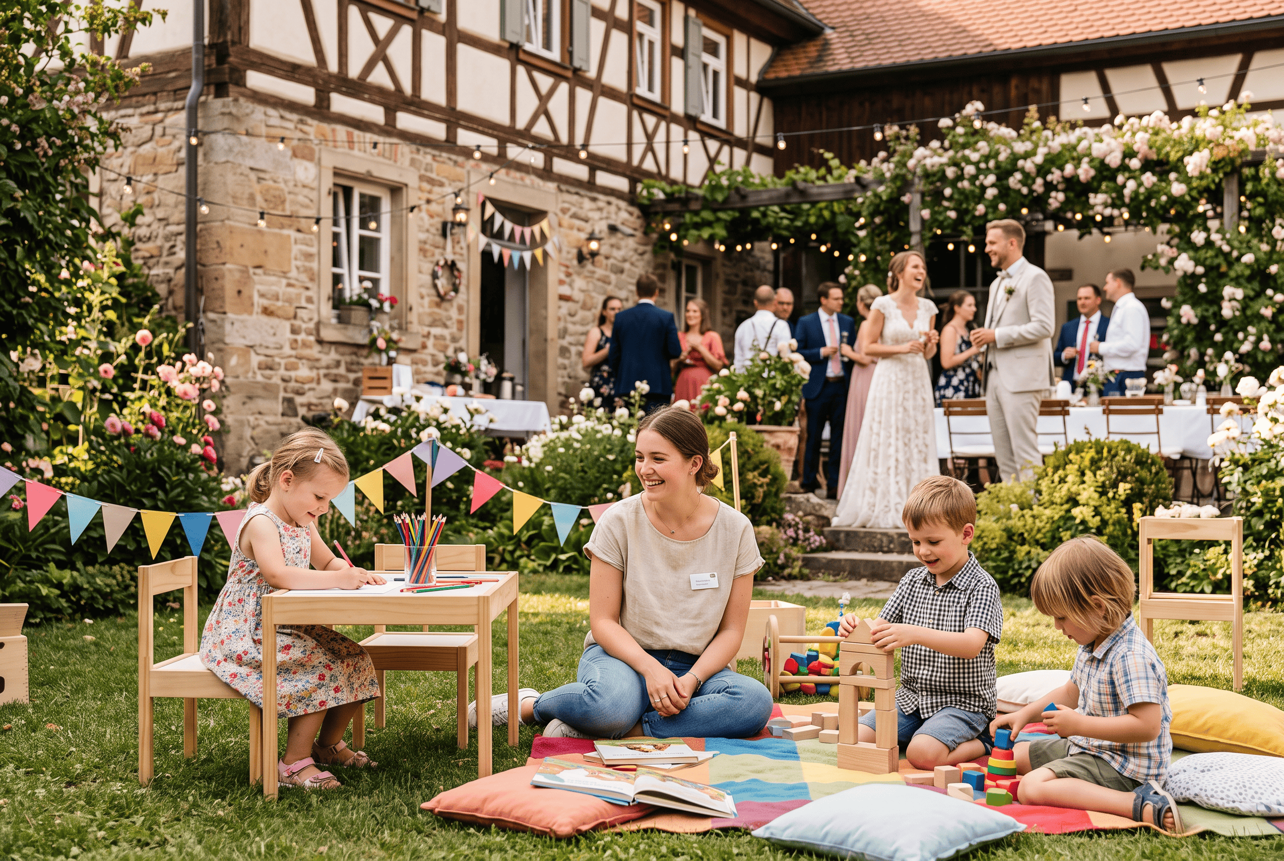 Hochzeit mit Kinderbetreuung – so familienfreundlich ist der Sonnenhof in Remseck